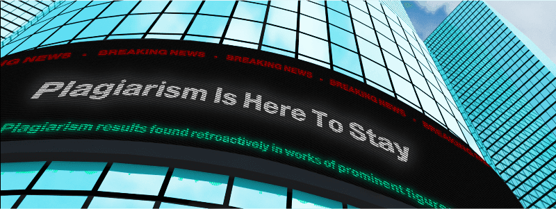 News Headline of Plagiarism's second act