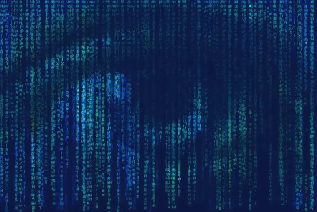 Source code illustration of an AI eye