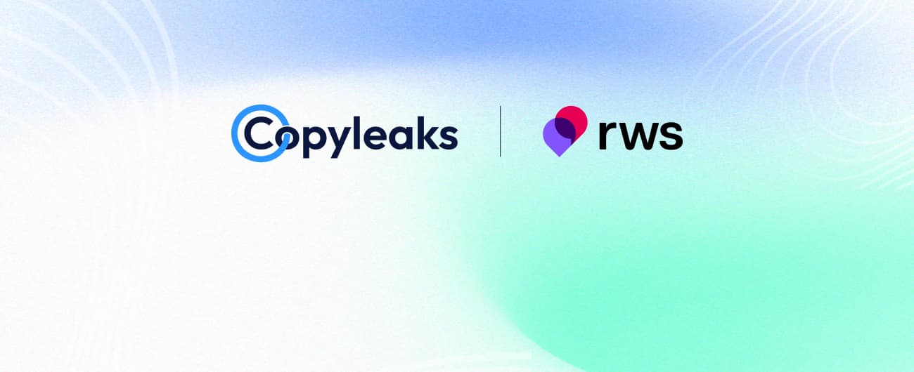 Copyleaks and RWS logos