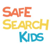 Logotipo infantil da pesquisa segura
