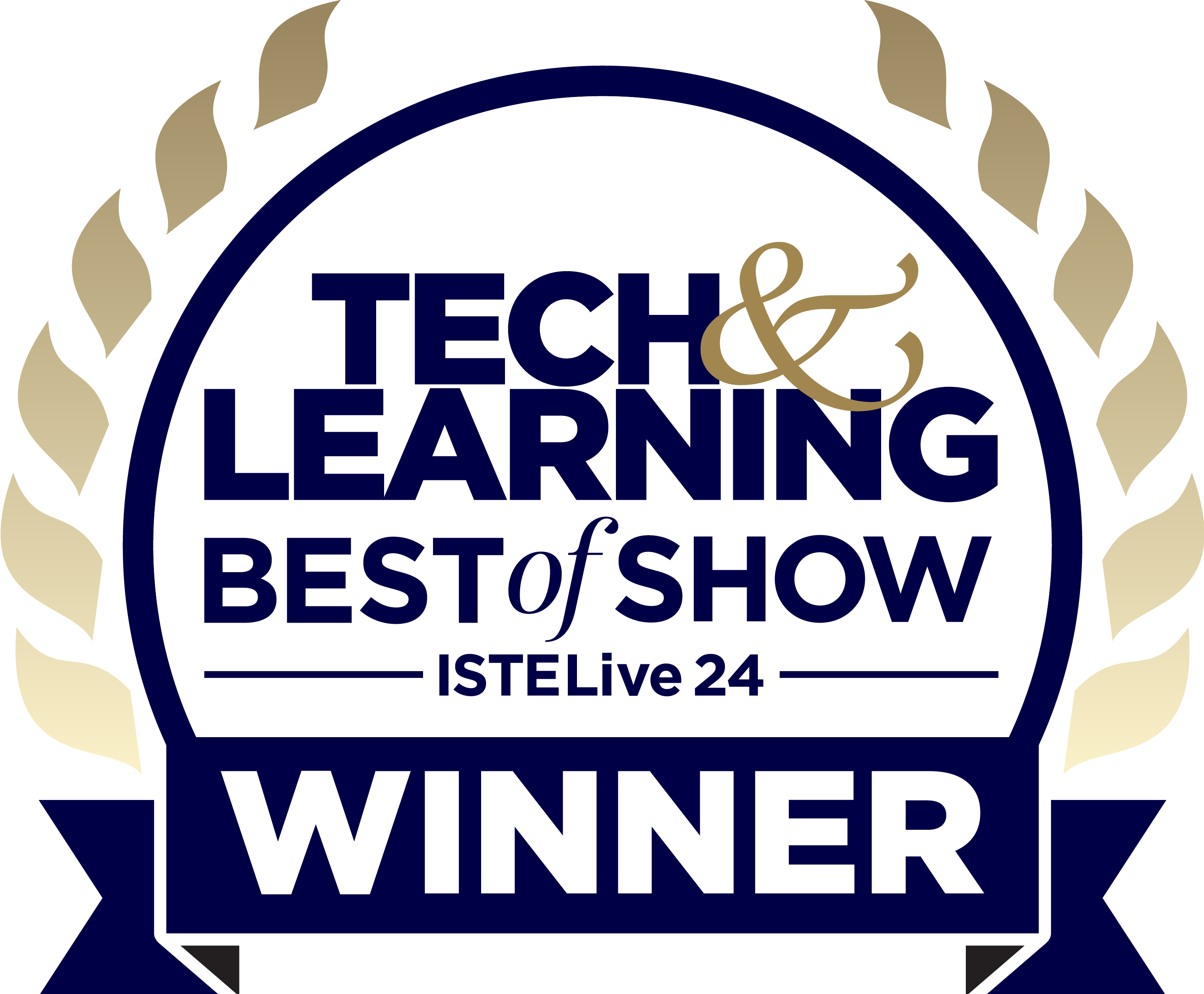 Insignia Best in Show de tecnología y aprendizaje '24